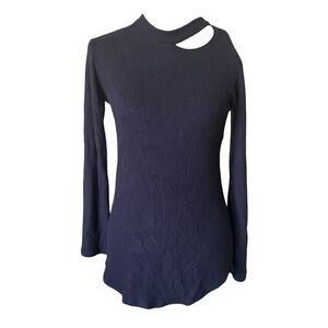 Go Couture, Women's Long Sleeve Open Shoulder Sweater